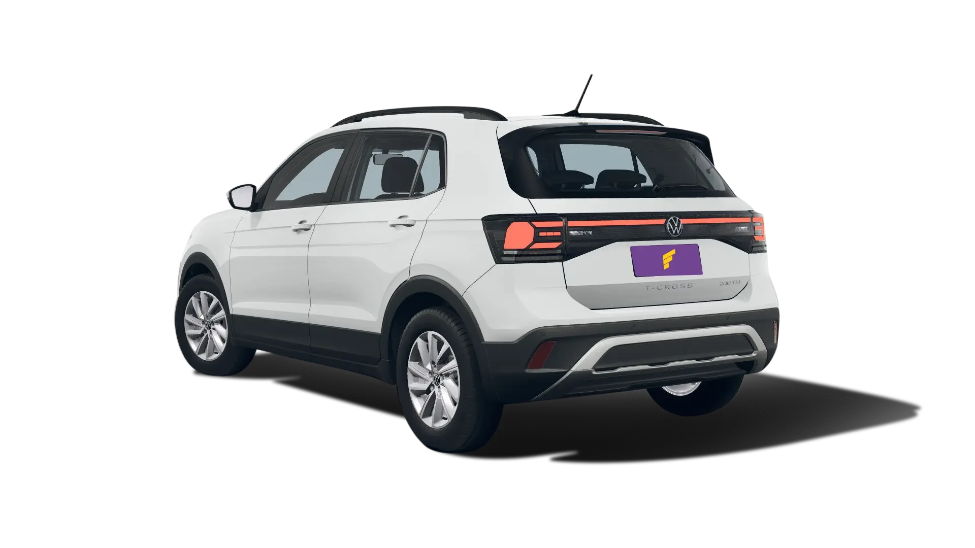 T-Cross 200 TSI AT + Interactive 4 Branco